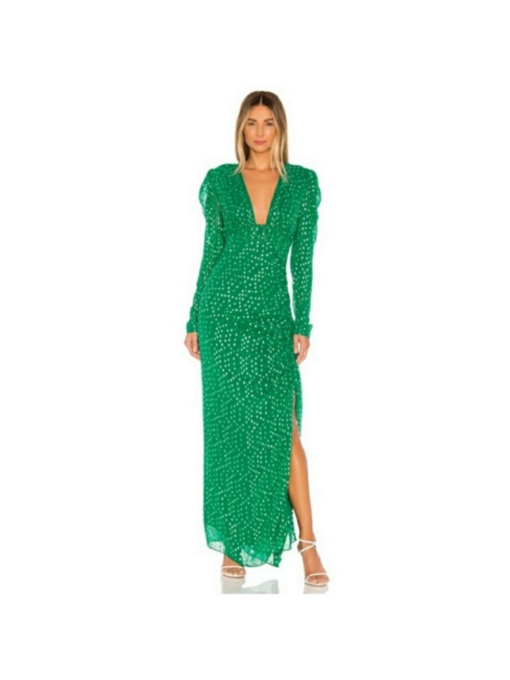 Rococo Sand Elna Maxi Dress Green size Large NWT NEW